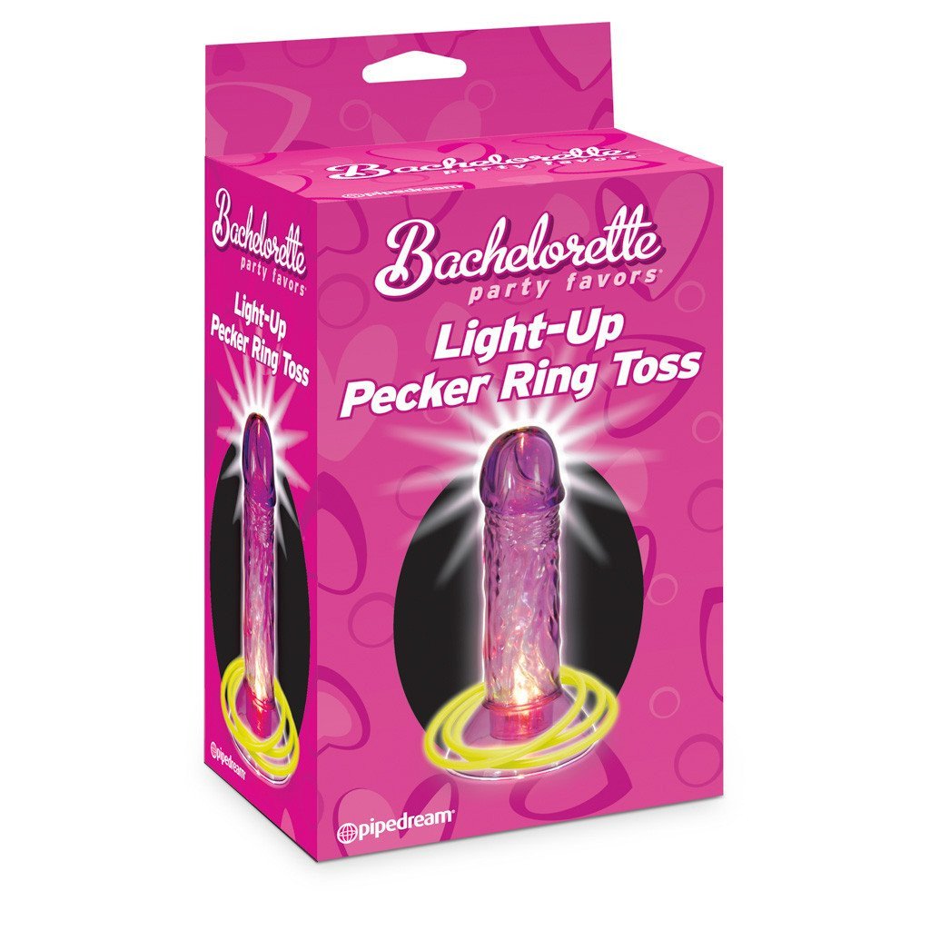 Pipedream - Bachelorette Party Favors Light Up Pecker Ring Toss (Purple) | CherryAffairs Singapore