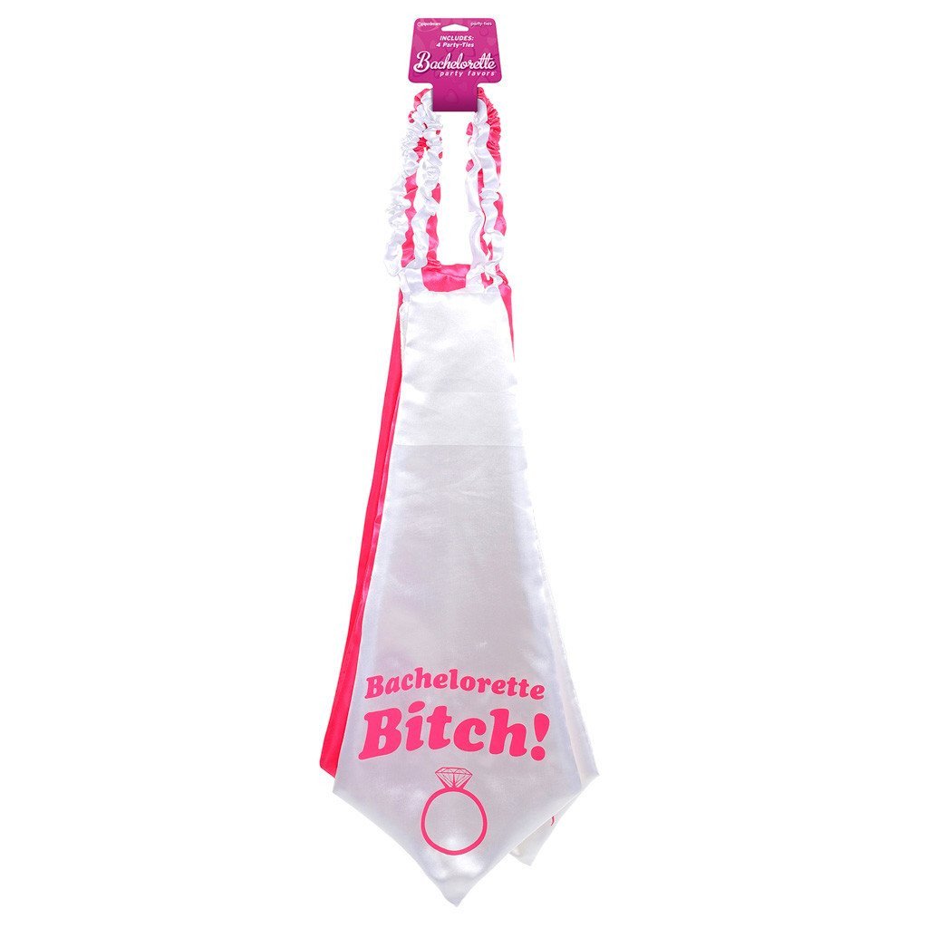 Pipedream - Bachelorette Party Favors Party Ties (Pink) PD1616 CherryAffairs
