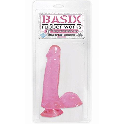 Pipedream - Basix Suction Cup Dong 6&quot; (Pink) | CherryAffairs Singapore