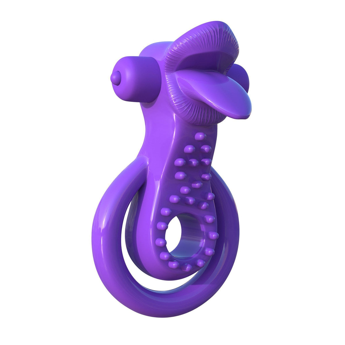 Pipedream - Fantasy C-Ringz Lovely Licks Couples Ring (Purple) | CherryAffairs Singapore