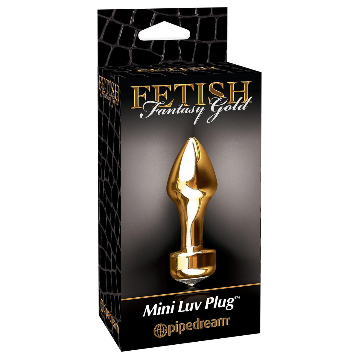 Pipedream - Fetish Fantasy Gold Mini Luv Plug (Gold) PD1470 CherryAffairs