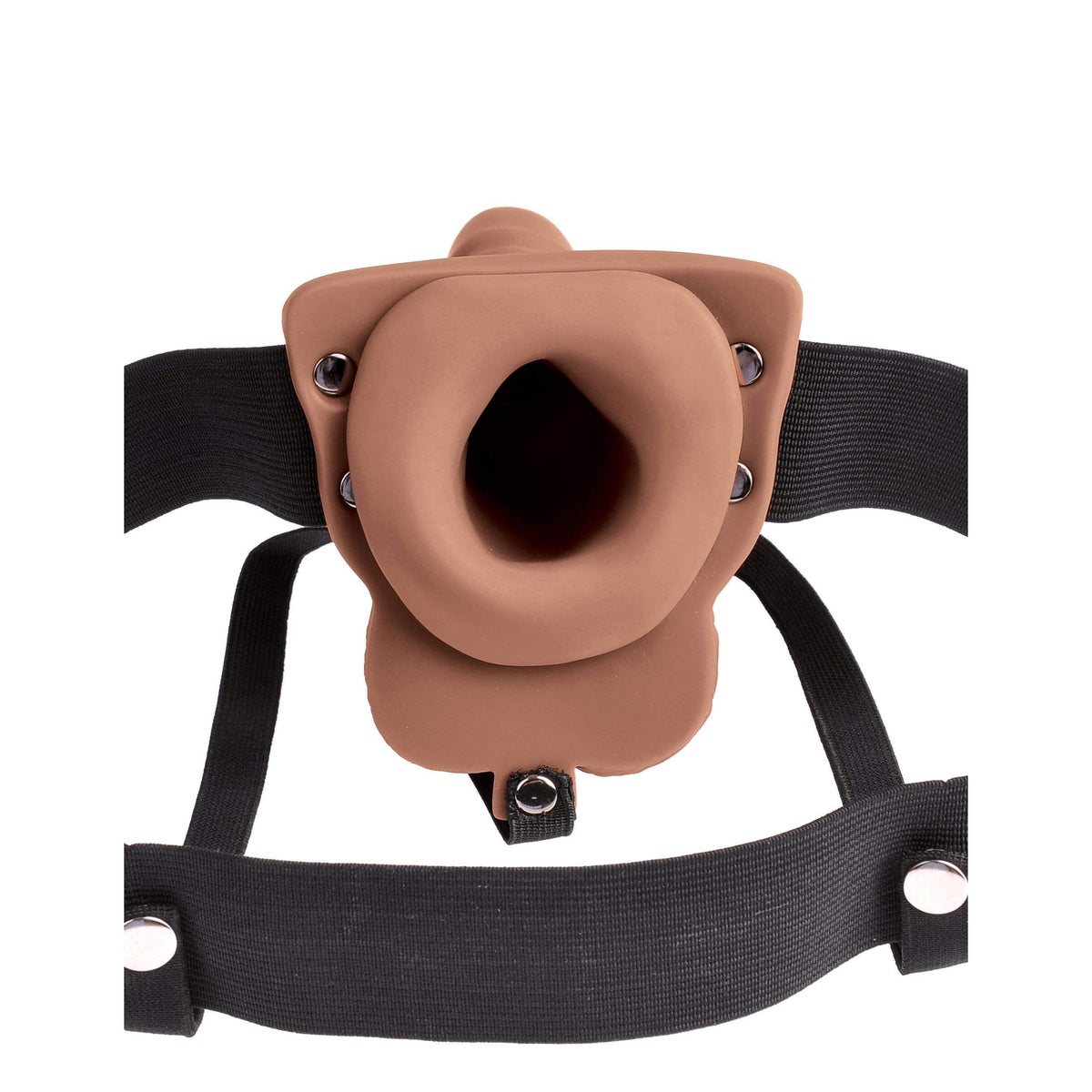 Pipedream - Fetish Fantasy Hollow Rechargeable Strap On 6&quot; (Brown) PD1791 CherryAffairs
