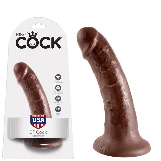 Pipedream - King Cock Dildo 6&quot; (Brown) PD1239 CherryAffairs