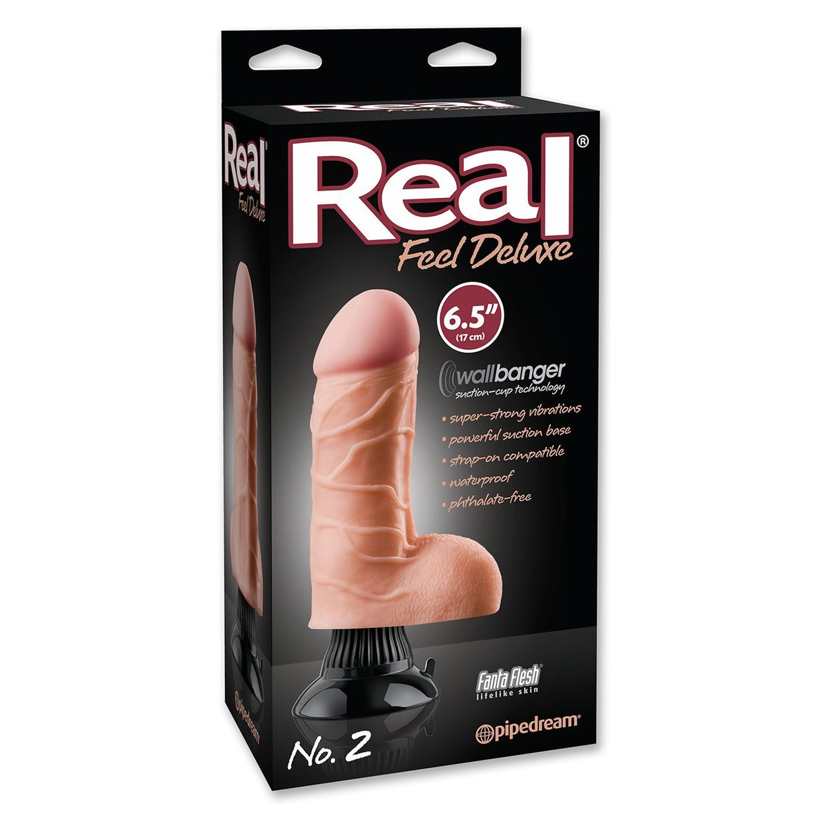 Pipedream - Real Feel Deluxe No. 2 Vibrating Dildo 6.5&quot; (Flesh) PD1127 CherryAffairs