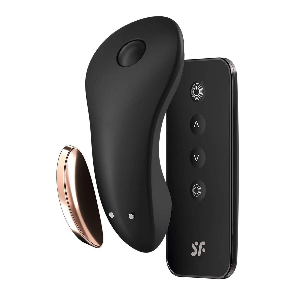 Satisfyer - Little Secret App-Controlled Panty Vibrator with Remote Control (Black)    Remote Control Couple&#39;s Massager (Vibration) Rechargeable