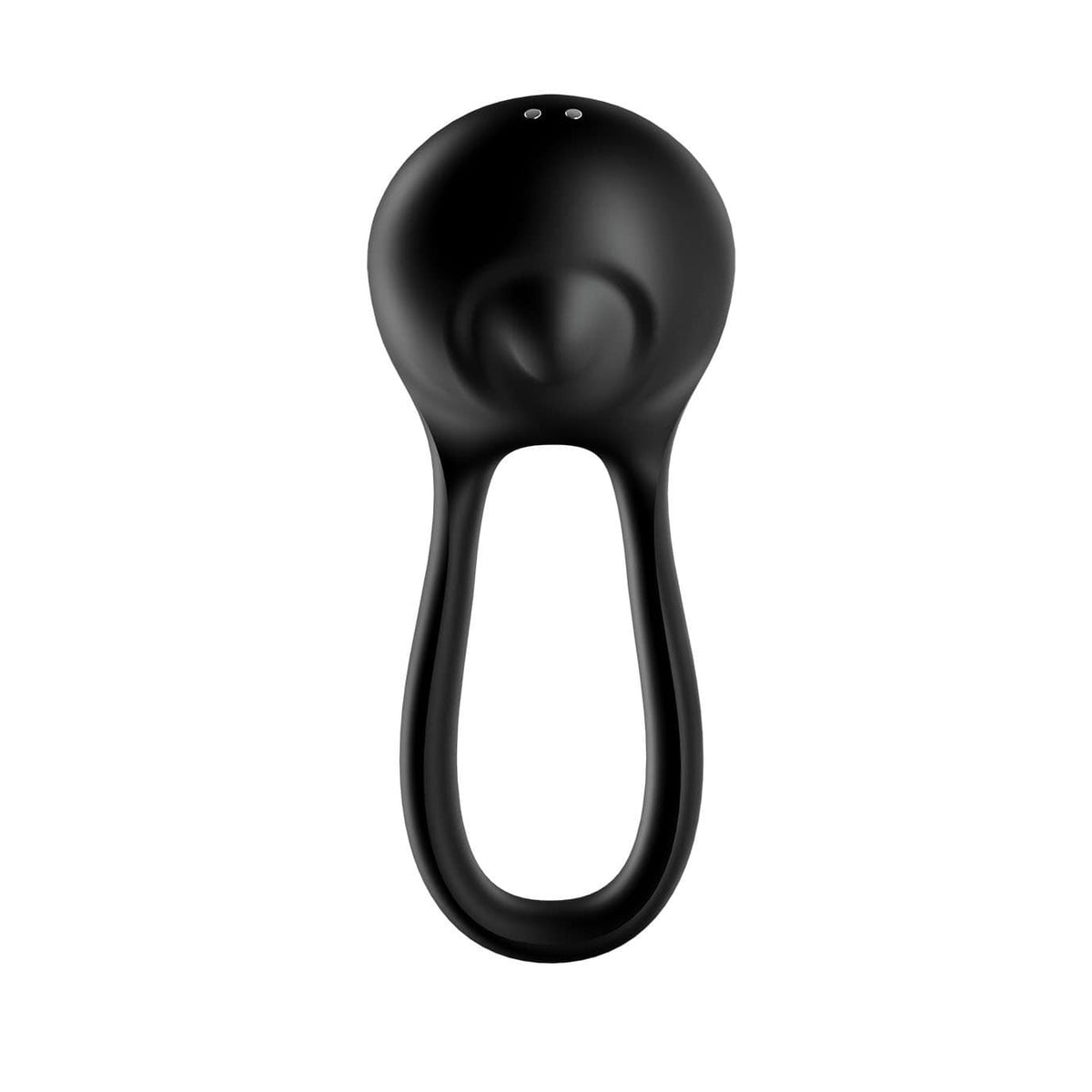 Satisfyer - Majestic Duo Silicone Vibrating Cock Ring (Black) STF1209 CherryAffairs