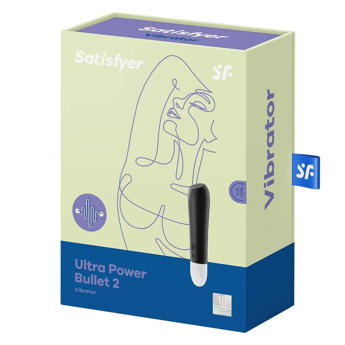 Satisfyer - Ultra Power Bullet 2 Vibrator (Black) STF1182 CherryAffairs
