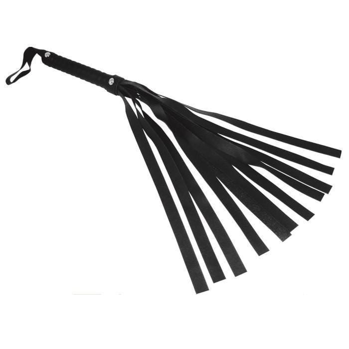 Sex and Mischief - Faux Leather Flogger (Black)    Flogger