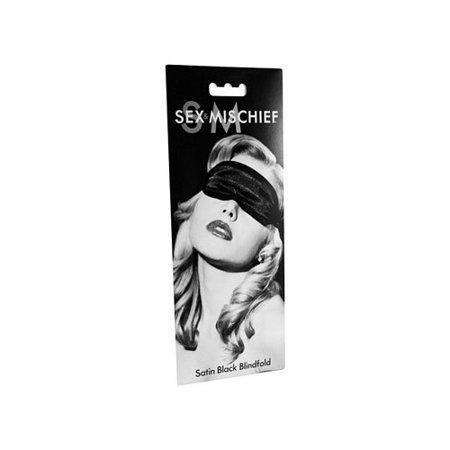 Sex and Mischief - Satin Blindfold (Black) Mask (Blind) Singapore