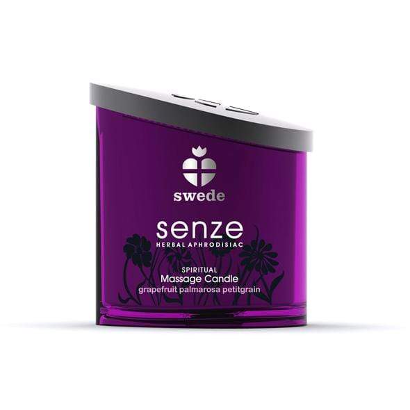 Swede - Senze Herbal Aphrodisiac Spiritual Massage Candle Grapefruit Palmarosa Petitgrain 150ml SWE1003 CherryAffairs