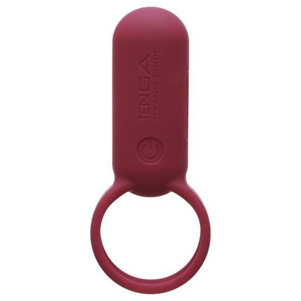 Tenga - Smart Vibe Cock Ring (Carmine) Silicone Cock Ring (Vibration) Rechargeable 4560220554876 CherryAffairs