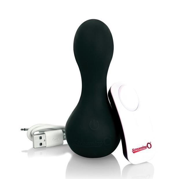 The Screaming O - Affordable Rechargeable Moove RC Flexible Vibrator (Black) TSO1068 CherryAffairs