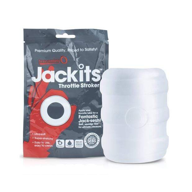 TheScreamingO - Jackits Throttle Soft Stroker (Clear) TSO1073 CherryAffairs