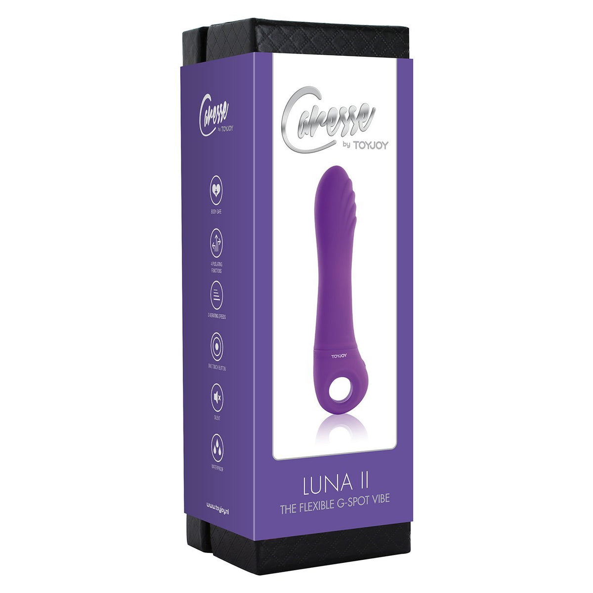 ToyJoy - Caresse Luna II Flexible G-spot Vibrator (Purple) TJ1060 CherryAffairs