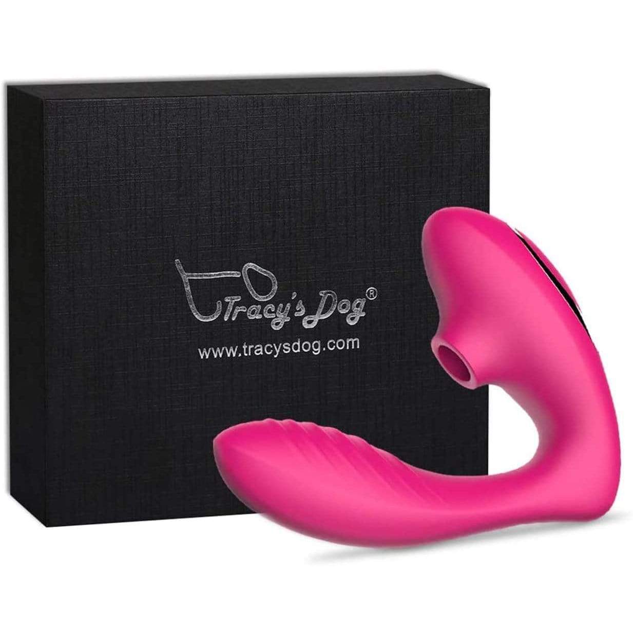 Tracy's Dog -  Clitoral Air Stimulator Vibrator (Pink) Clit Massager (Vibration) Rechargeable 6972725980025 CherryAffairs