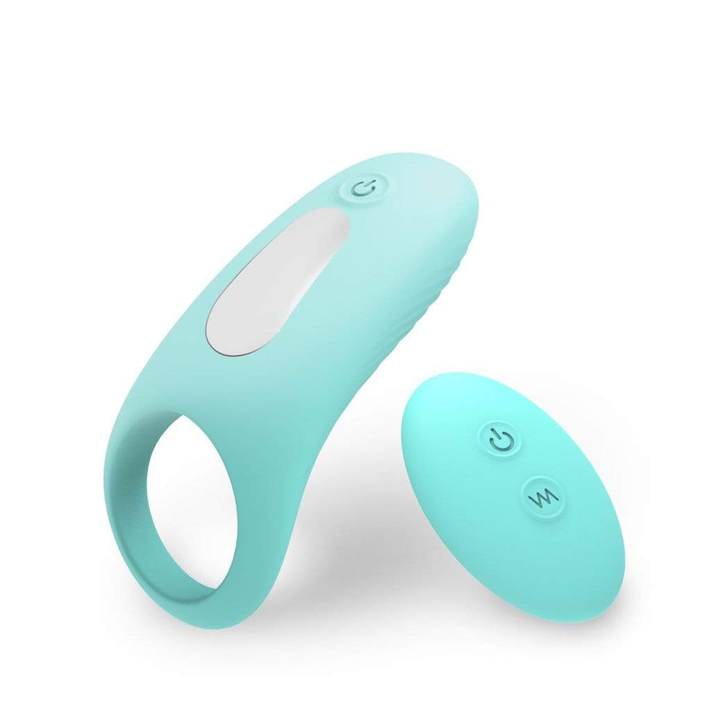 Tracy&#39;s Dog - Cocky Remote Control Vibrating Cock Ring (Tiffany Blue) Remote Control Cock Ring (Vibration) Rechargeable 6972725981015 CherryAffairs