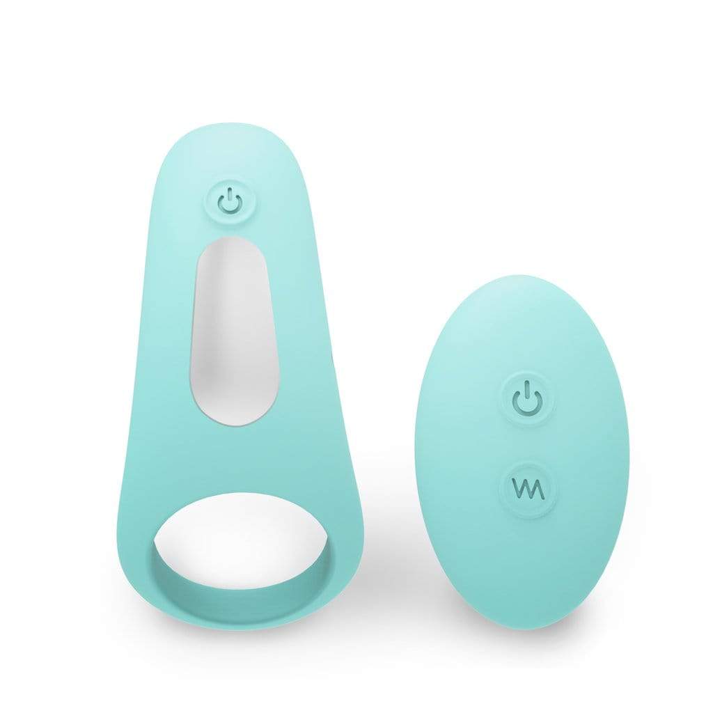 Tracy&#39;s Dog - Cocky Remote Control Vibrating Cock Ring (Tiffany Blue) TRD1014 CherryAffairs