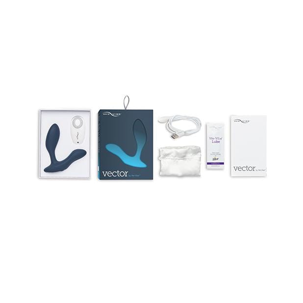 WE VIBE - Vector App-Controlled Vibrating Prostate Massager (Blue) WEV1039 CherryAffairs
