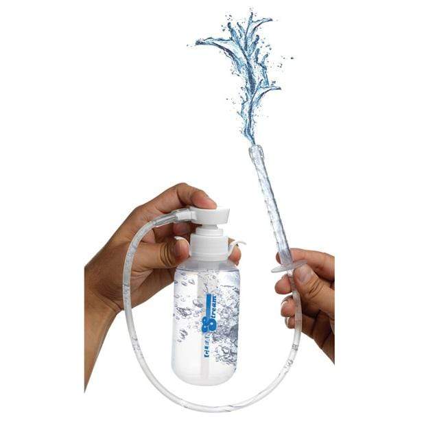 XR - Cleanstream Pump Action Enema Bottle with Nozzle (Clear)    Anal Douche (Non Vibration)